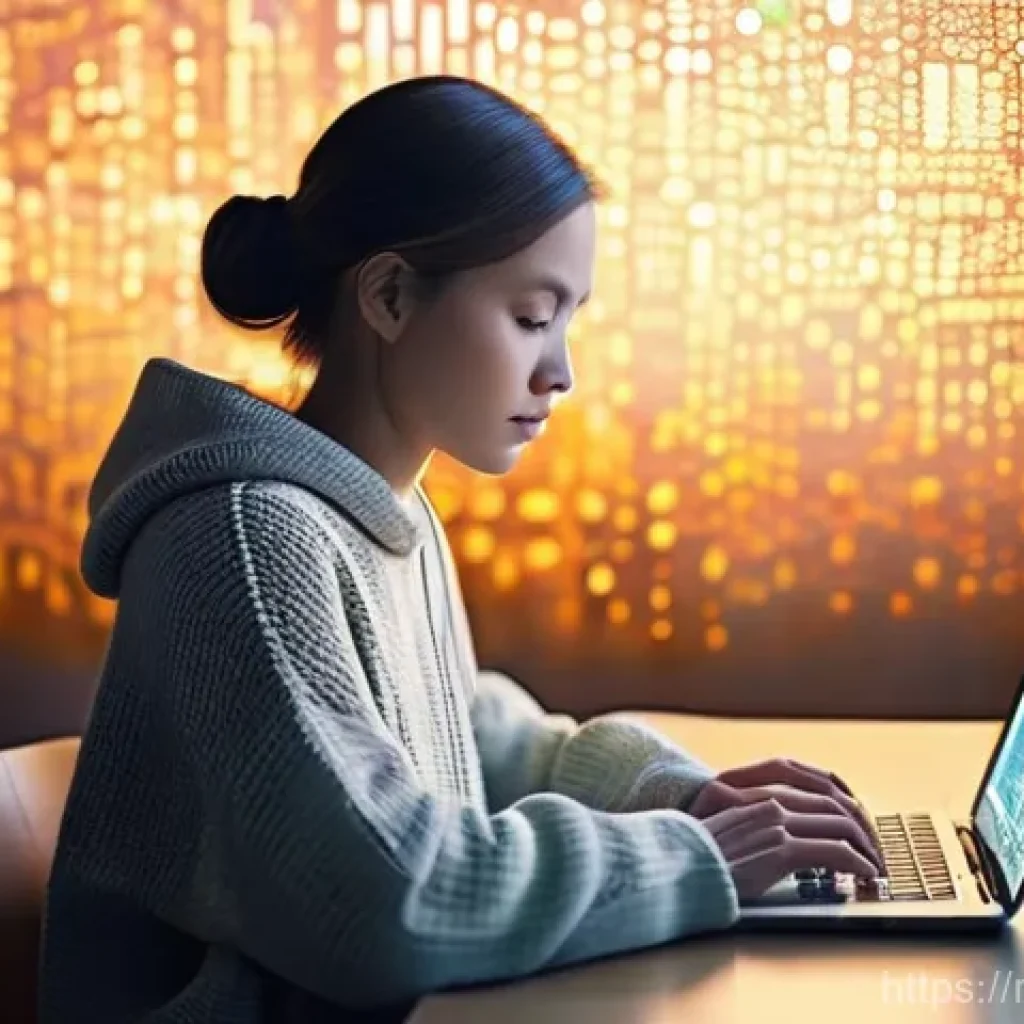 AI 프로젝트의 데이터 프라이버시 관리 - **Prompt 1: The Invisible Data Tapestry**
    "A young adult, casually dressed in a comfortable swea...