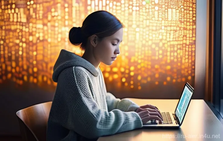 AI 프로젝트의 데이터 프라이버시 관리 - **Prompt 1: The Invisible Data Tapestry**
    "A young adult, casually dressed in a comfortable swea...