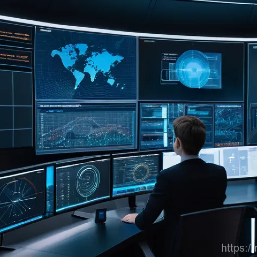 인공지능 기술의 법적 쟁점 - **AI Oversight and Human Responsibility in a Control Room**
    A futuristic, softly lit control roo...