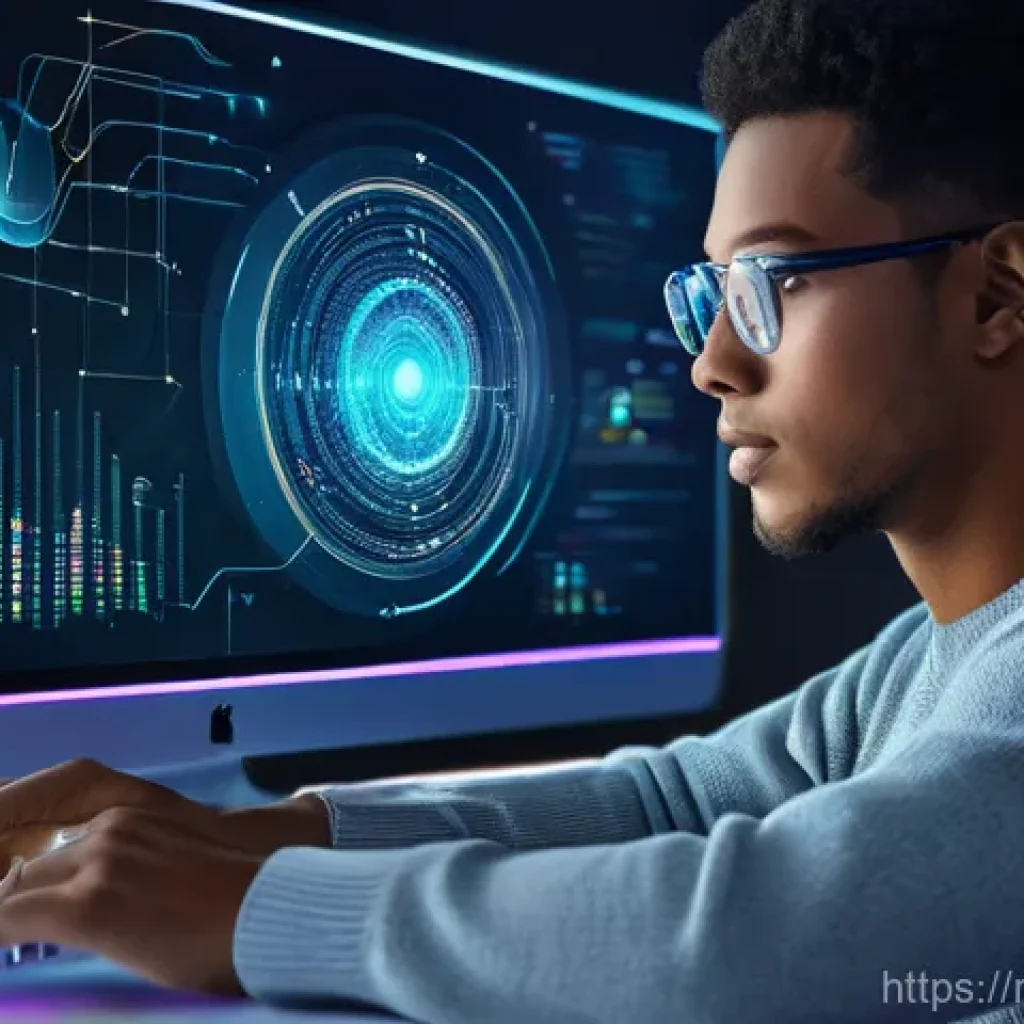 AI 학습자의 자기계발 플랜 - **AI Learning Journey: First Steps in Discovery**
    "A young adult, appearing to be in their late ...