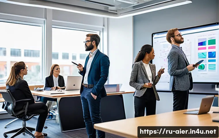 인공지능 프로젝트 예산 관리 - **Prompt 1: Collaborative AI Team Innovation**
    A diverse team of AI engineers and data scientist...