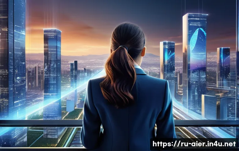 머신러닝과 데이터 엔지니어링의 연계 - **A Data Engineer Architecting a Future City of Data:**
    A highly detailed, photorealistic render...